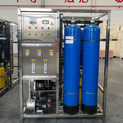 Hệ thống thẩm thấu ngược công nghiệp tùy chỉnh với vật liệu PVC Hai lon