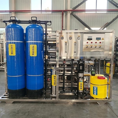 Nhà máy xử lý nước một giai đoạn hệ thống thẩm thấu ngược 2000 L/h với giá thấp