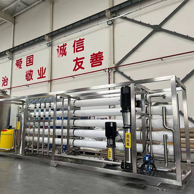 380V/1.5Kw Phòng lọc nước ngược ôsmose xử lý hai lần cho 12 tấn nước