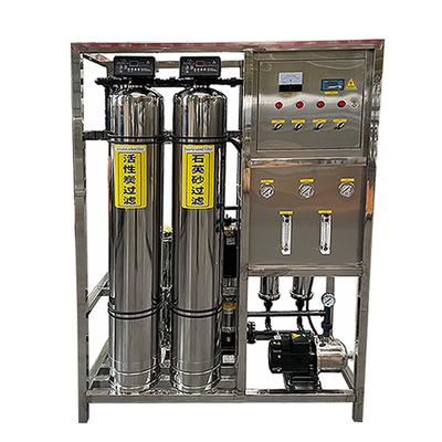 0.5 tấn Hai bể hiệu quả cao và lọc kỹ lưỡng thiết bị thẩm thấu ngược